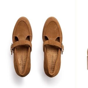 Kelsi Dagger Brown Suede Loafers